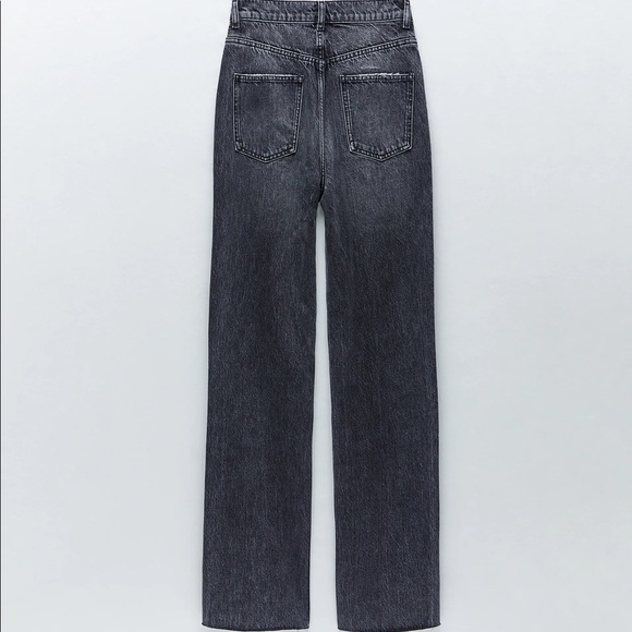 Zara 90s premium mid rise full length jeans - Picture 3 of 6
